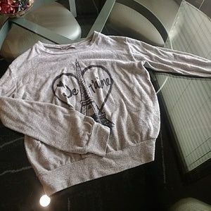 Fuzzy paris sweater